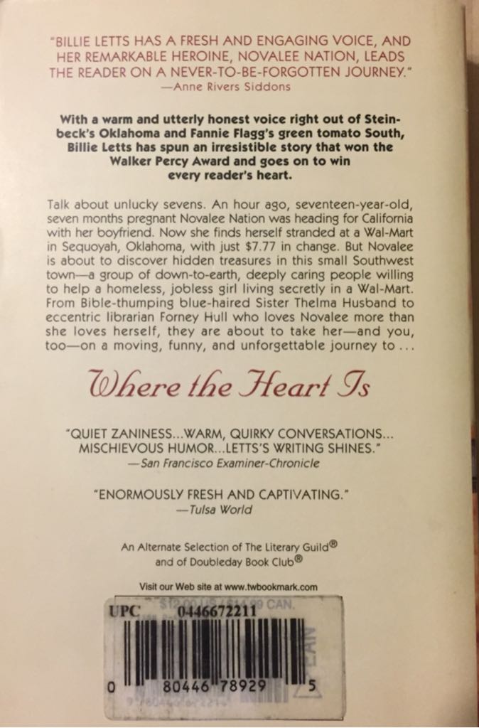 Where The Heart Is - letts book collectible - Main Image 2
