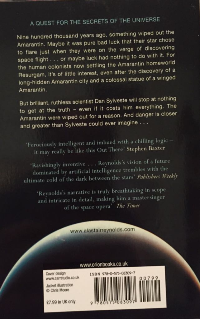 Revelation Space - Alastair Reynolds (Gollancz - Paperback) book collectible [Barcode 9780575083097] - Main Image 2
