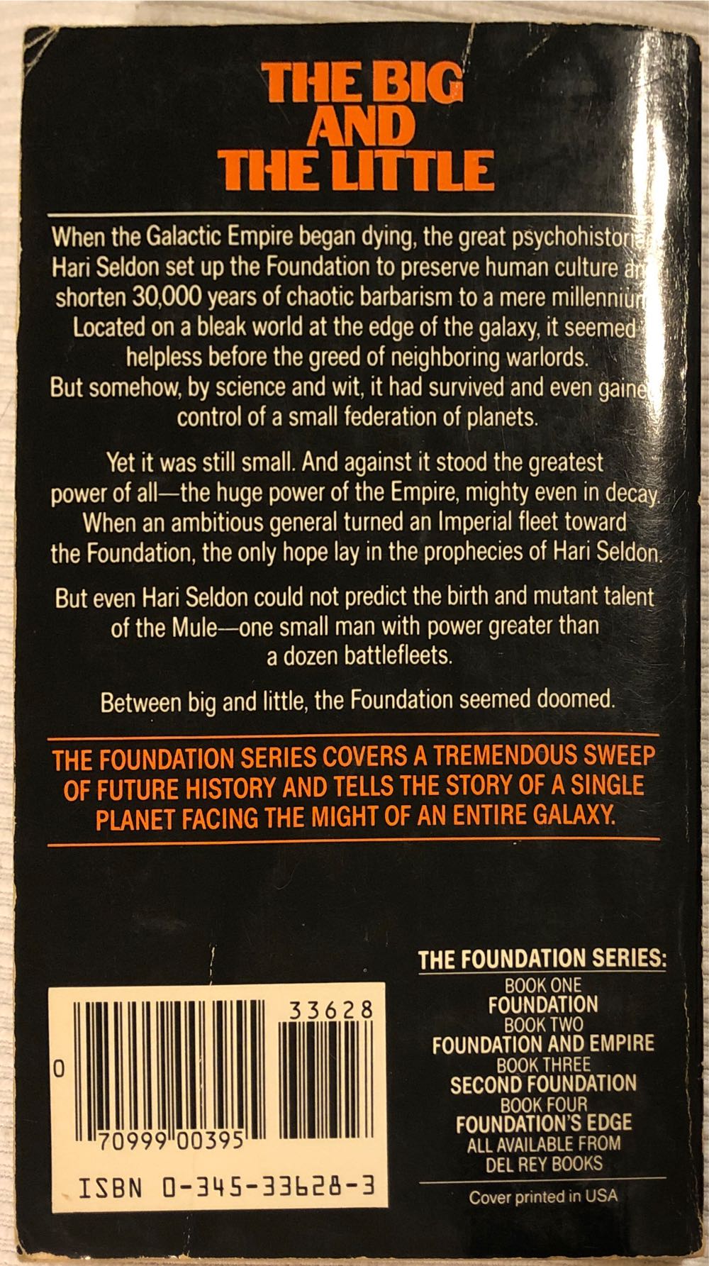 Foundation And Empire - Isaac Asimov (Del Rey - Paperback) book collectible [Barcode 9780345336286] - Main Image 2