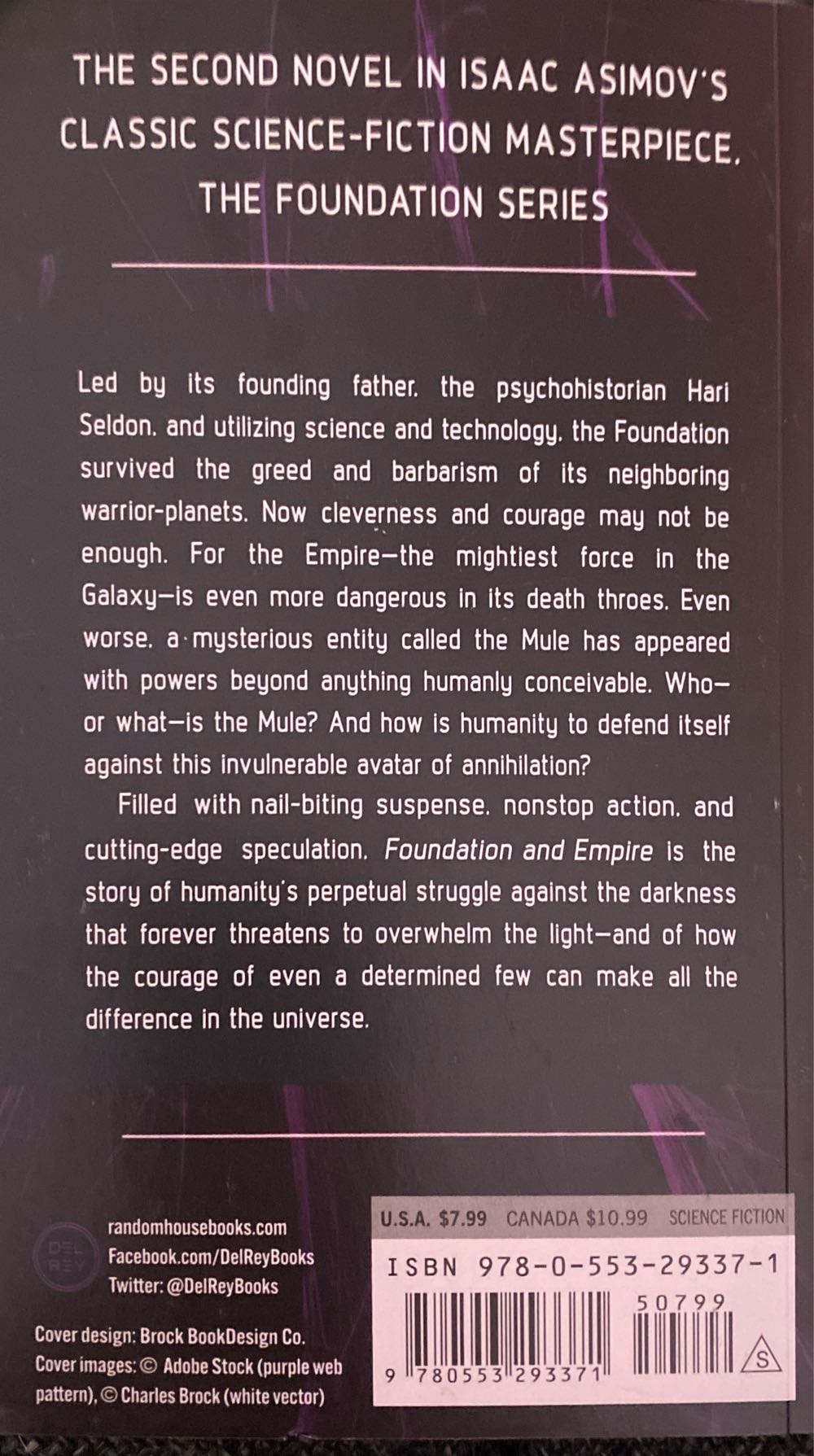 Foundation 02: Foundation And Empire - Asimov, Isaac (Bantam Spectra - Mass Market Paperback) book collectible [Barcode 9780553293371] - Main Image 4