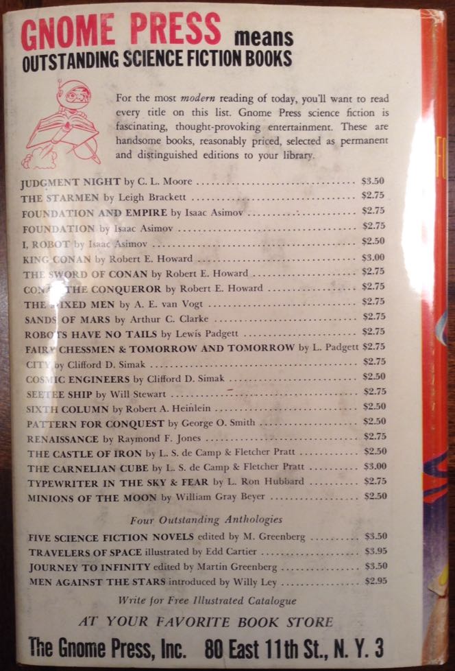 Foundation And Empire - Isaac Asimov (Gnome Press - Hardcover) book collectible - Main Image 2