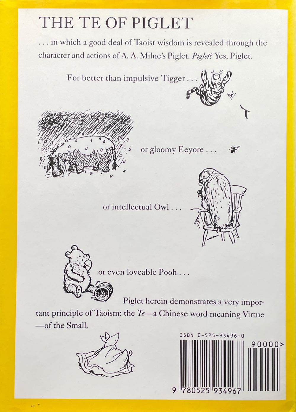 The Te of Piglet - Benjamin Hoff (Dutton - Hardcover) book collectible [Barcode 9780525934967] - Main Image 2