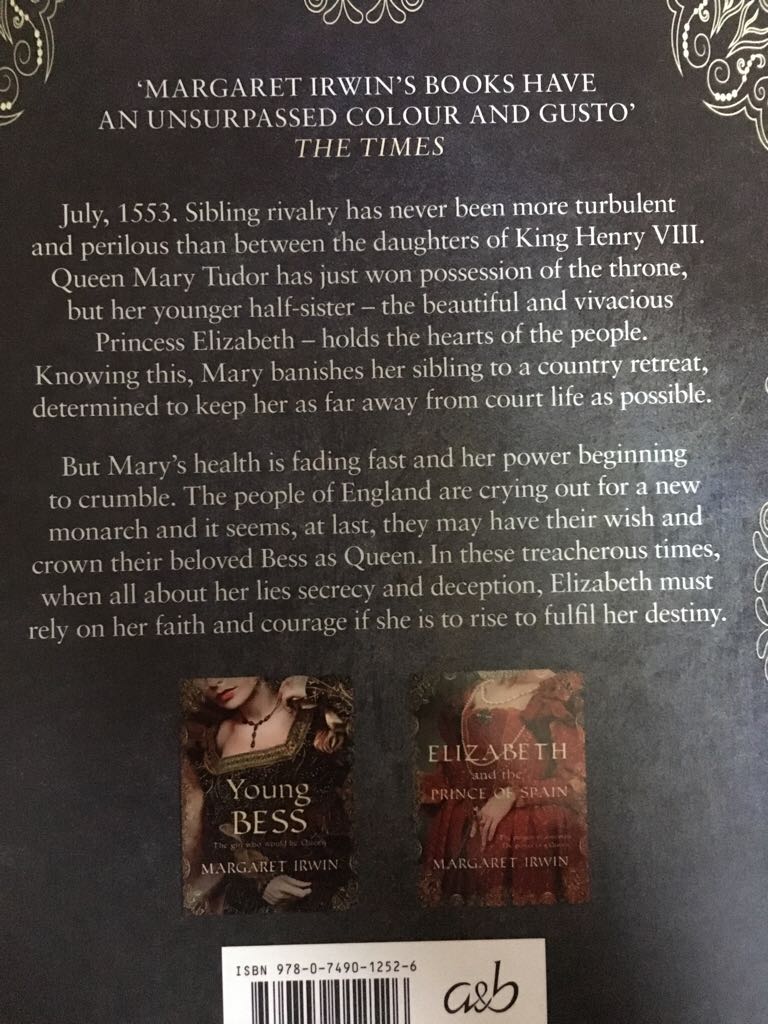 Elizabeth, Captive Princess - Margaret Irwin (Allison & Busby - Paperback) book collectible [Barcode 9780749012526] - Main Image 2