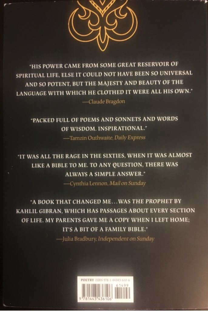 The Prophet  book collectible [Barcode 9781443436106] - Main Image 2