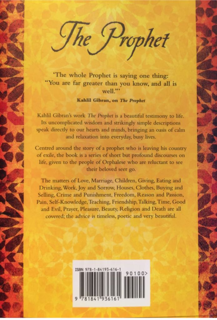 The Prophet  book collectible [Barcode 9781841936161] - Main Image 2