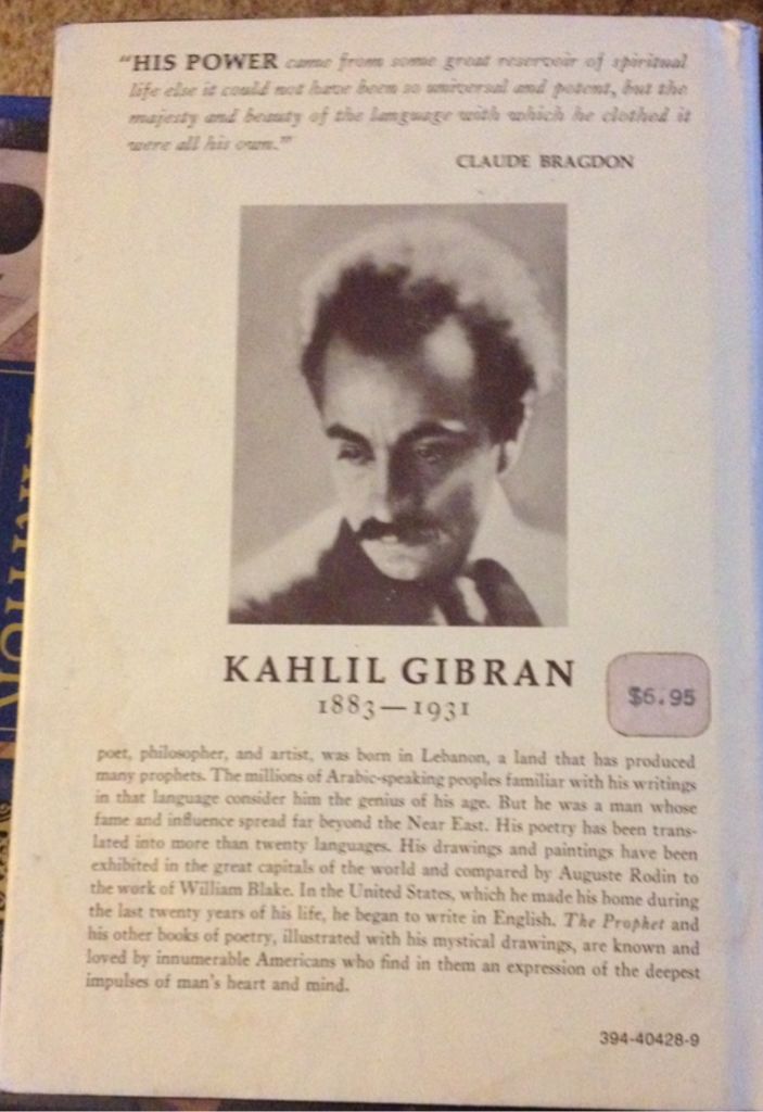 Prophet, The - Kahlil Gibran book collectible - Main Image 2