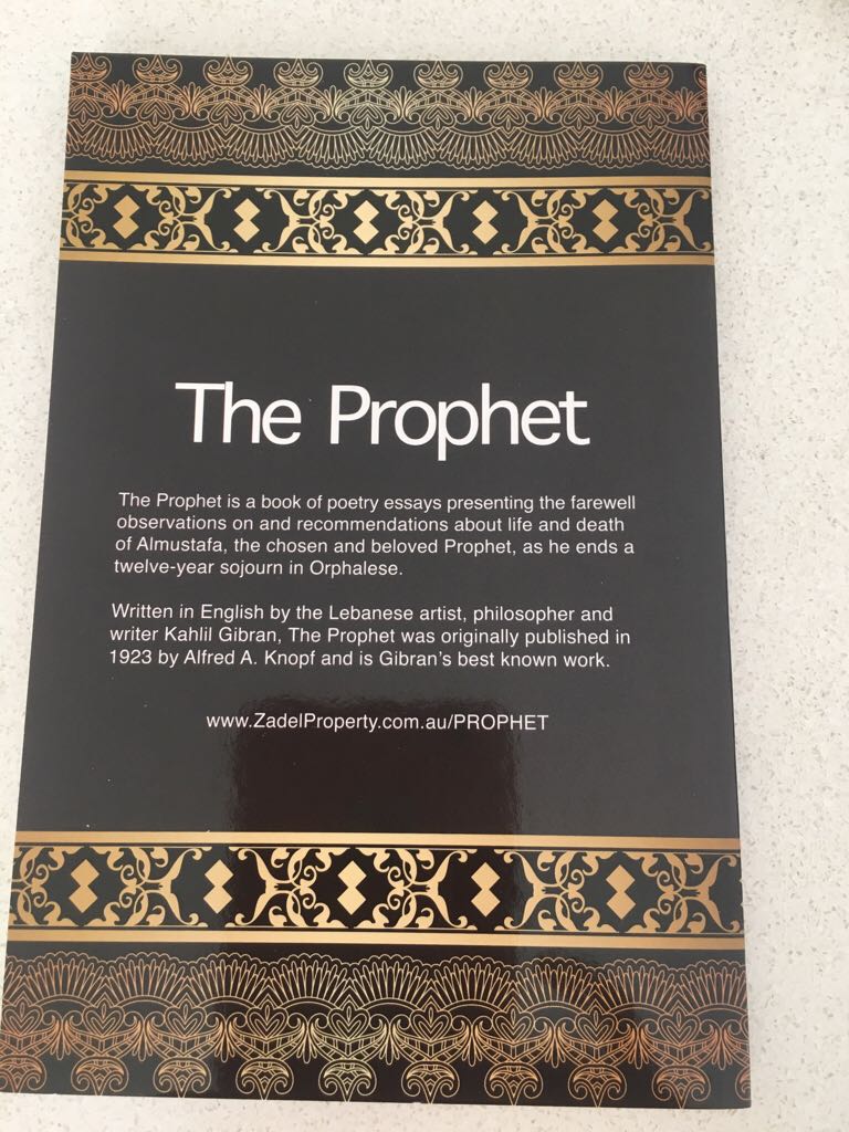 The Prophet  book collectible - Main Image 2