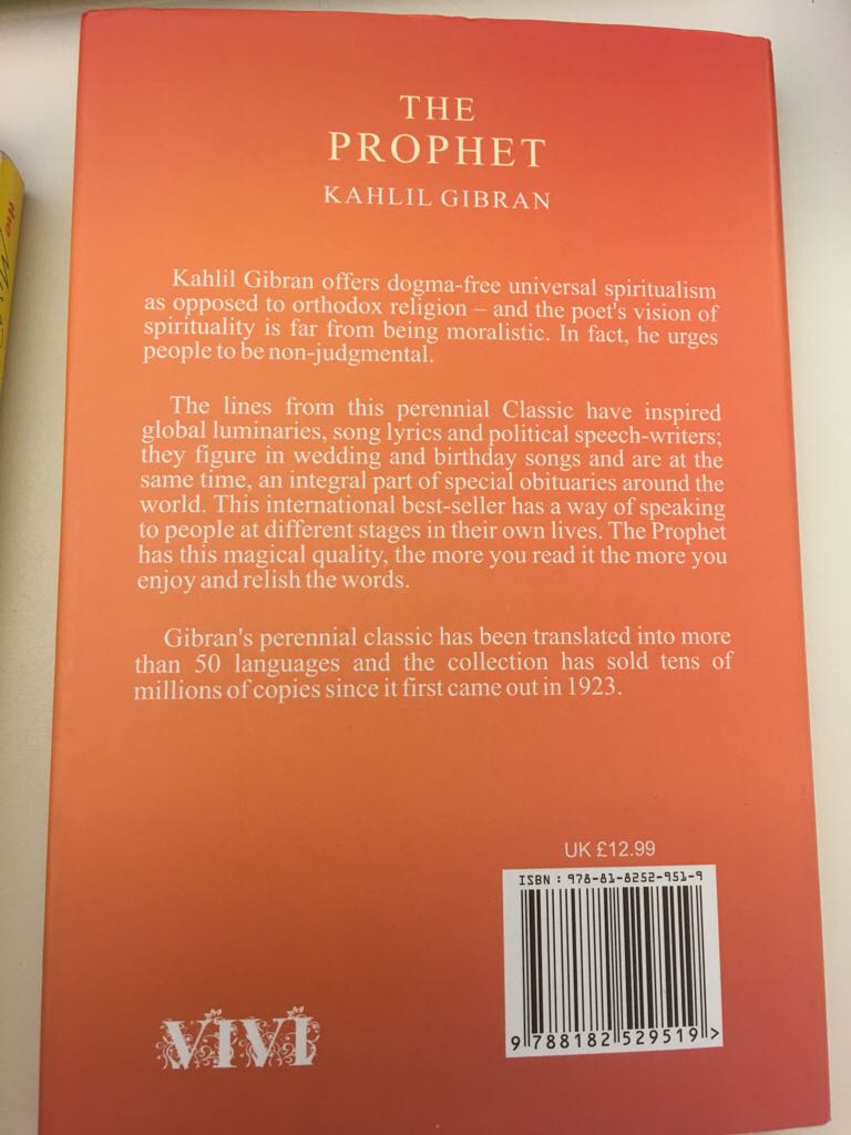 The Prophet  book collectible - Main Image 2