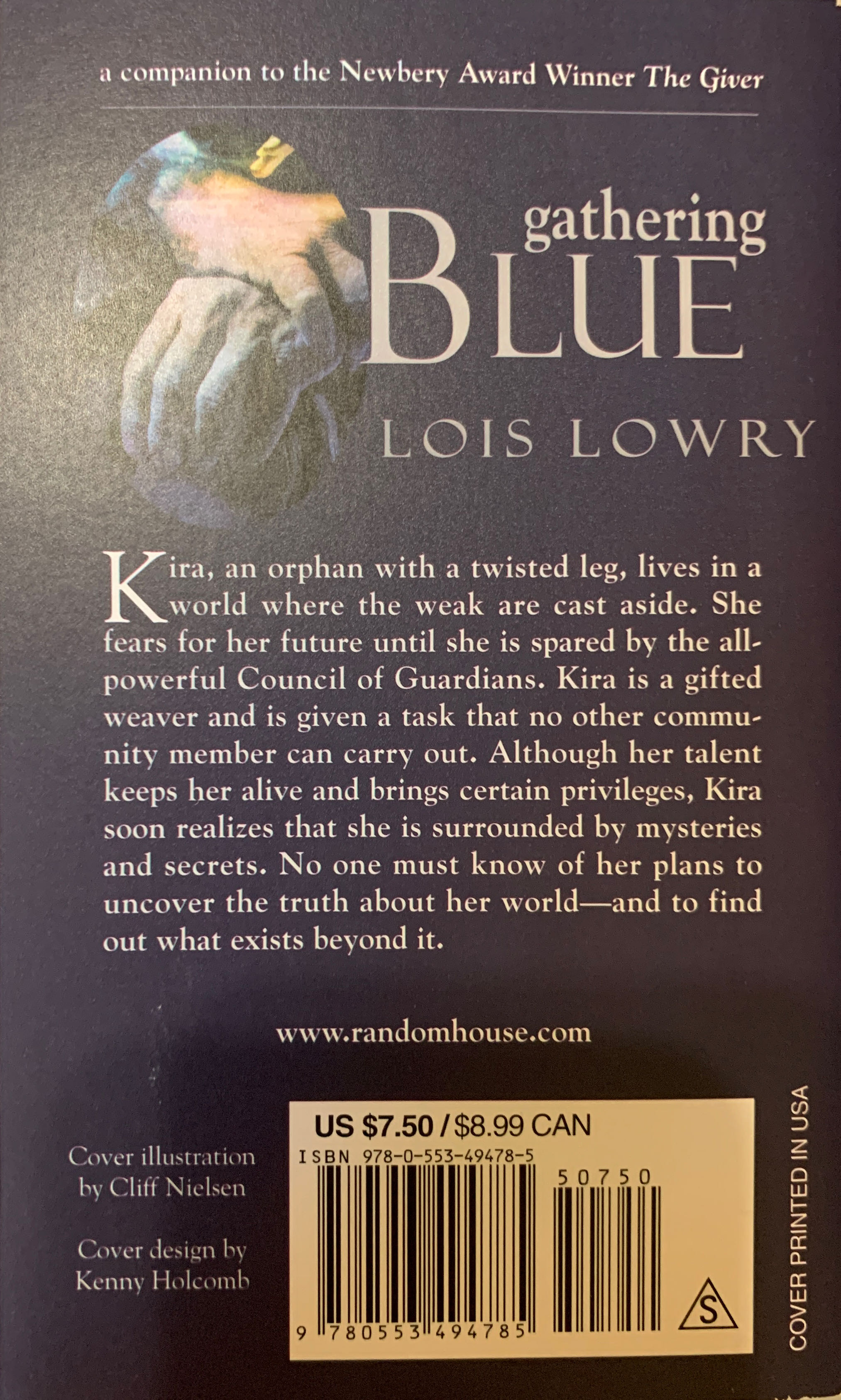 Gathering Blue - Lois Lowry (Houghton Mifflin Books for Children - Paperback) book collectible [Barcode 9780553494785] - Main Image 2