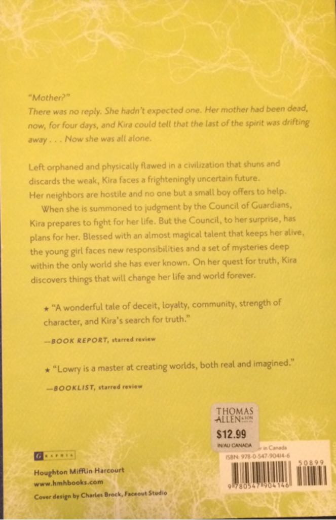 Gathering Blue - Lois Lowry book collectible - Main Image 2