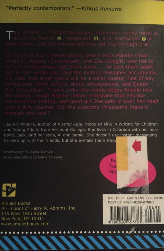 ttfn - Lauren Myracle (- Paperback) book collectible [Barcode 9781741690446] - Main Image 2