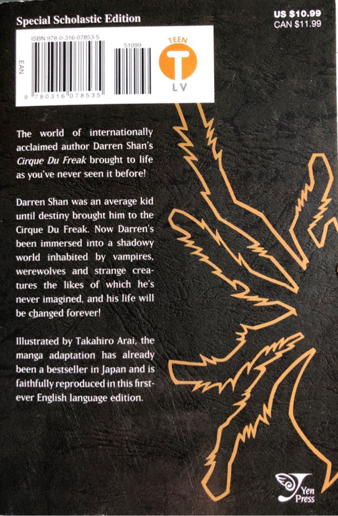 Cirque Du Freak Manga - Darren Shan (Paperback) book collectible [Barcode 9780316078535] - Main Image 2