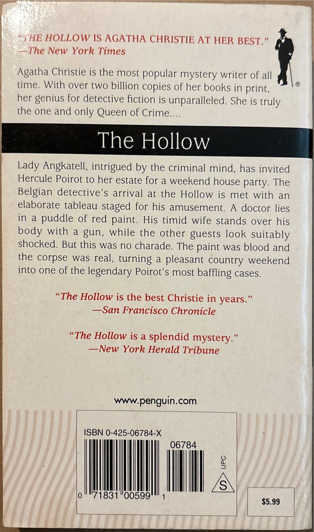 The Hollow - Agatha Christie (Paperback) book collectible - Main Image 2