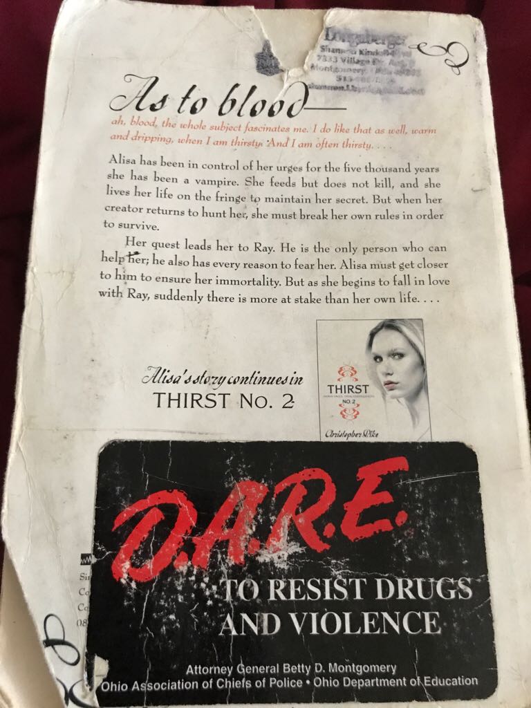 Thirst - Christopher Pike (Simon Pulse - Paperback) book collectible - Main Image 2