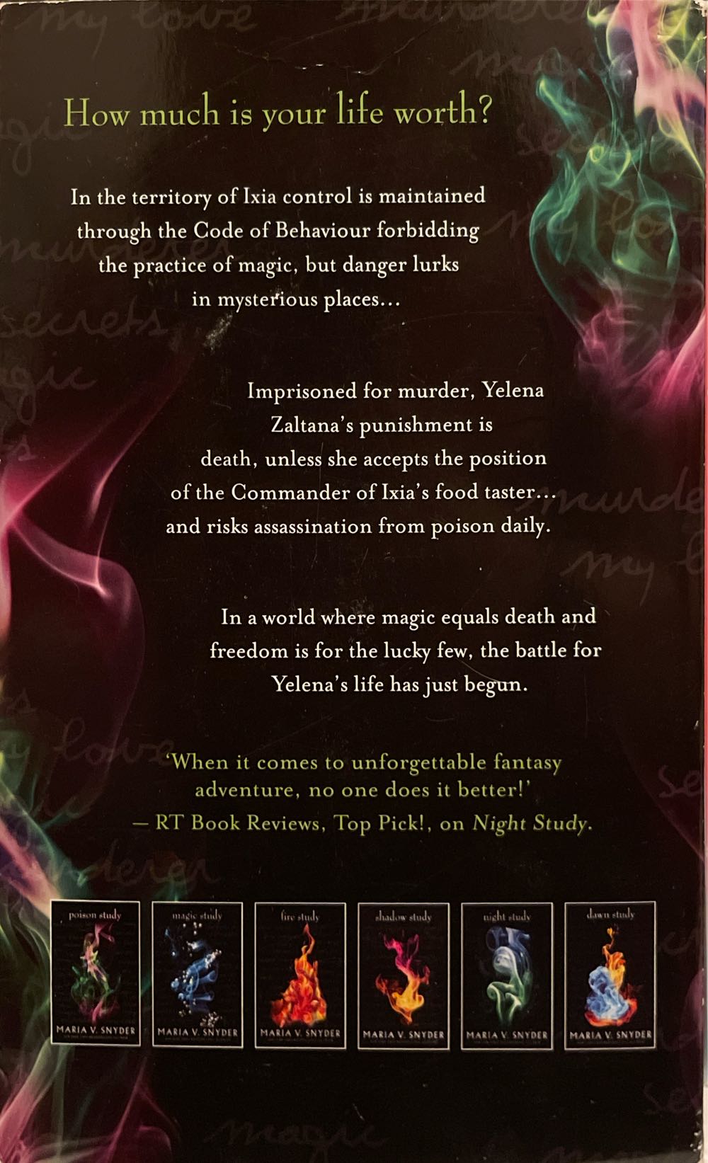 Poison Study - Maria V. Snyder (Mira - Paperback) book collectible [Barcode 9780373802302] - Main Image 2