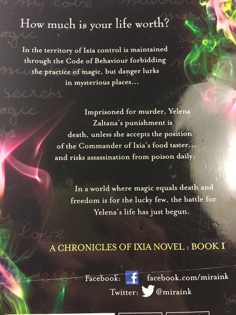 Poison Study - Maria V. Snyder (- Paperback) book collectible [Barcode 9781848452398] - Main Image 2