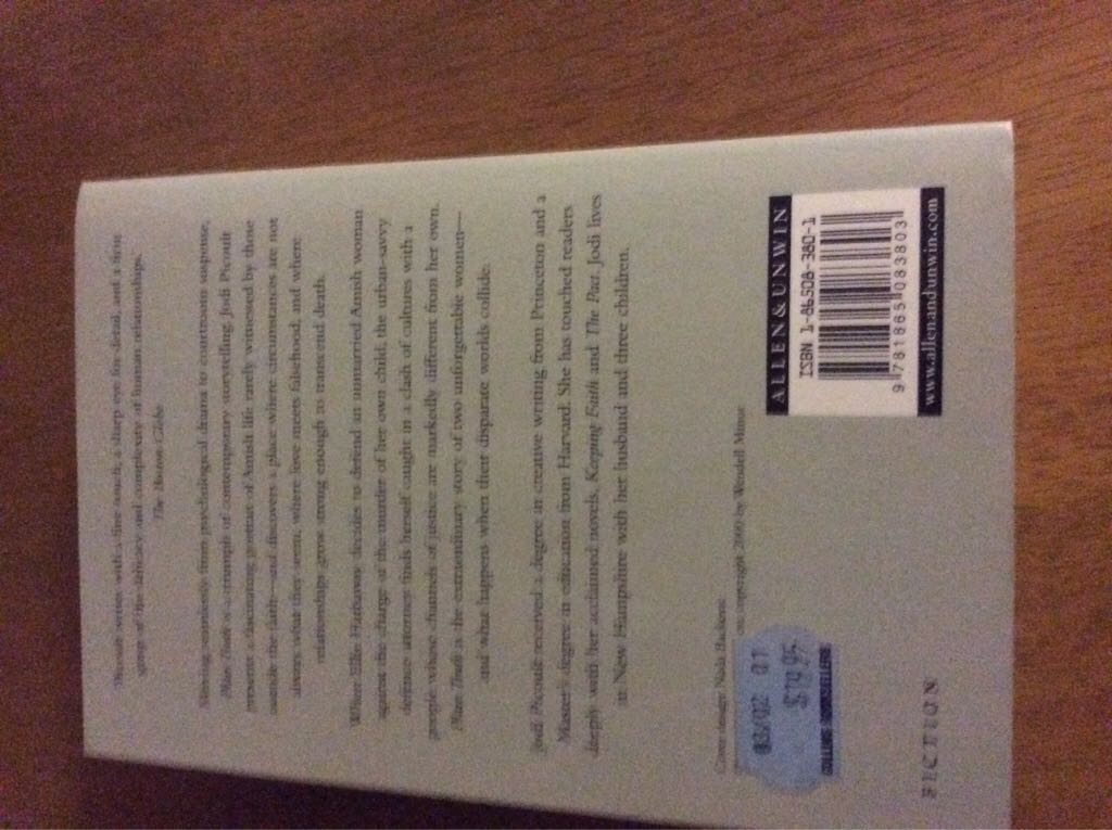 Plain Truth - Jodi Picoult (Atria Books - Paperback) book collectible [Barcode 9781865083803] - Main Image 2