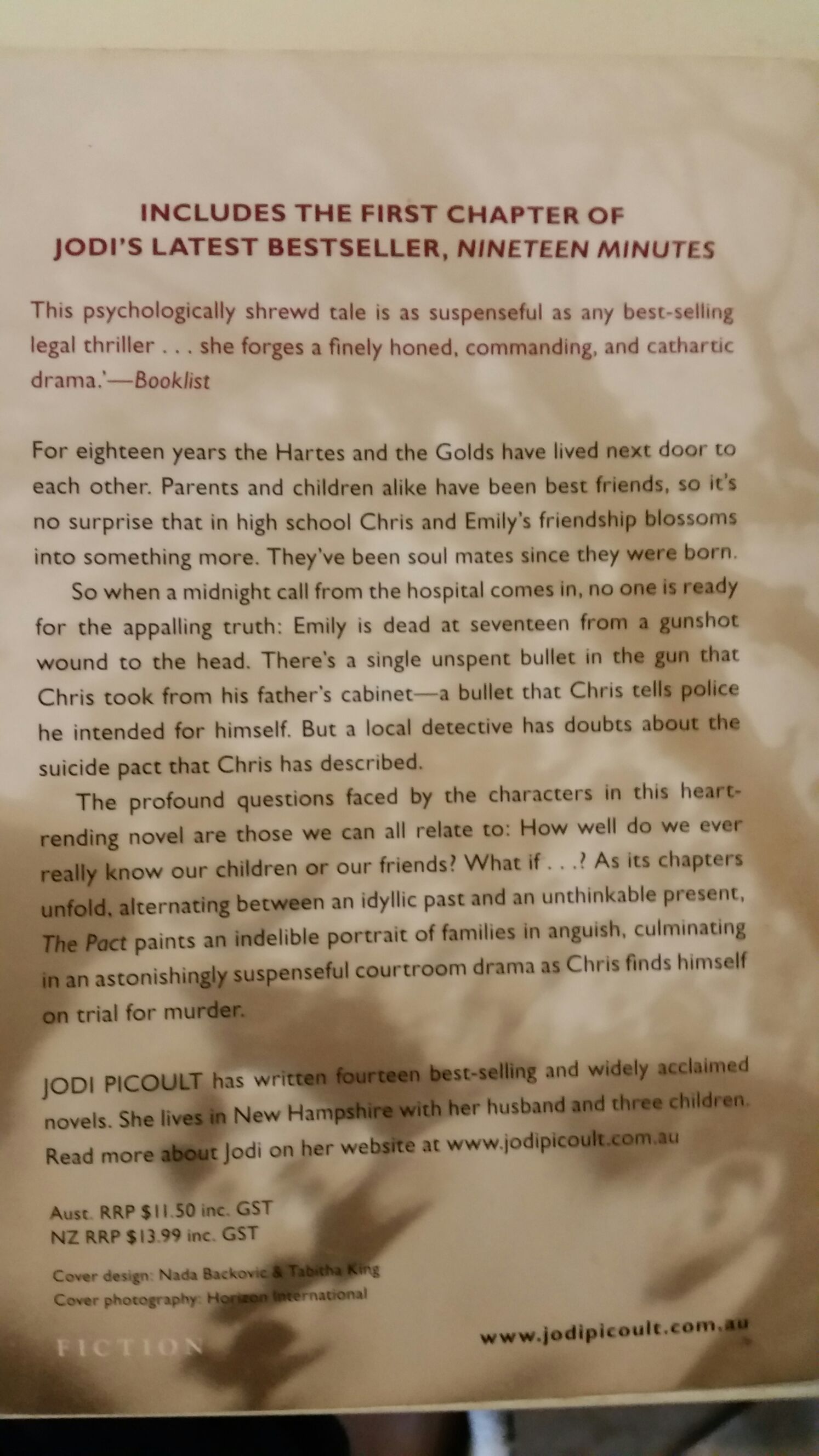 The Pact - Jodi Picoult book collectible [Barcode 9781741754704] - Main Image 2