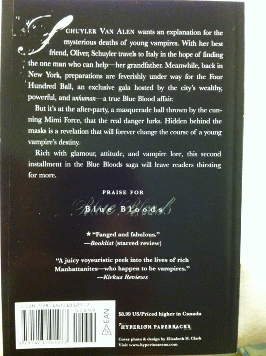 2. Masquerade - Melissa De La Cruz (Hyperion - Paperback) book collectible [Barcode 9781423101277] - Main Image 2