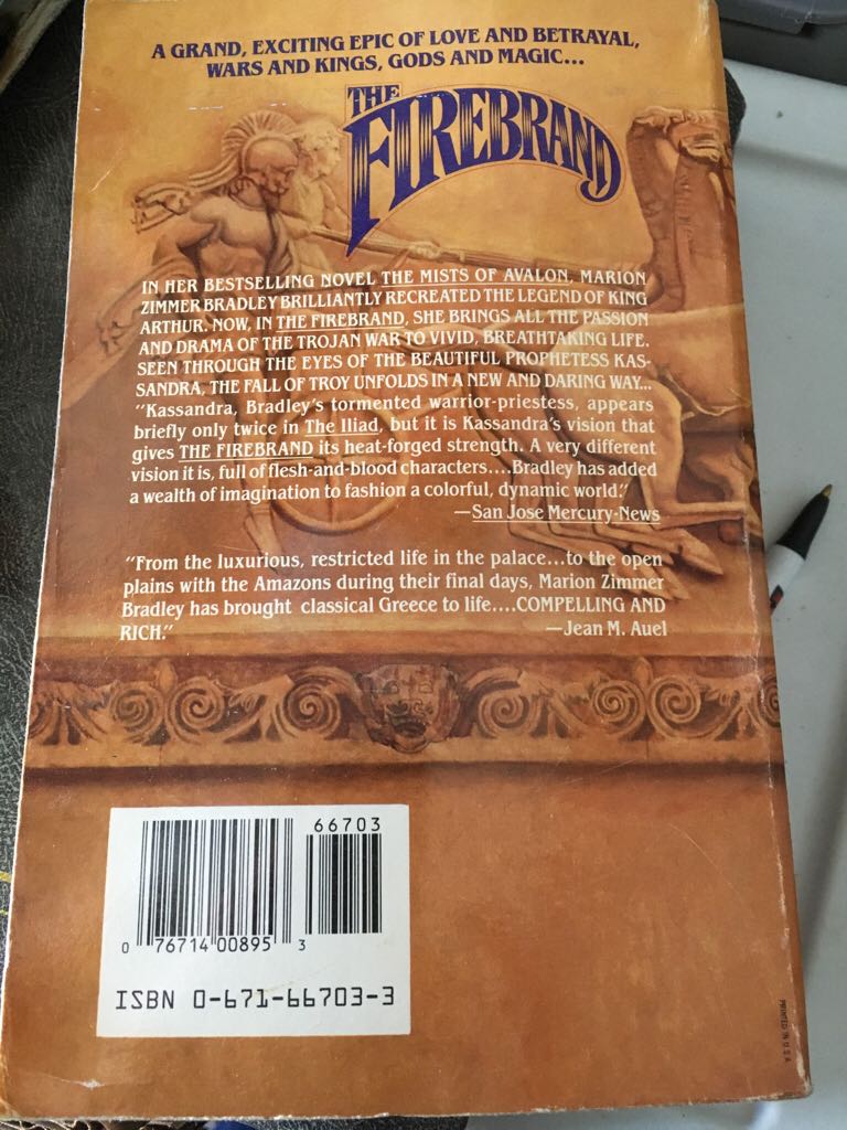 Firebrand, The - Marion Zimmer Bradley (Pocket - Paperback) book collectible [Barcode 9780671667030] - Main Image 2