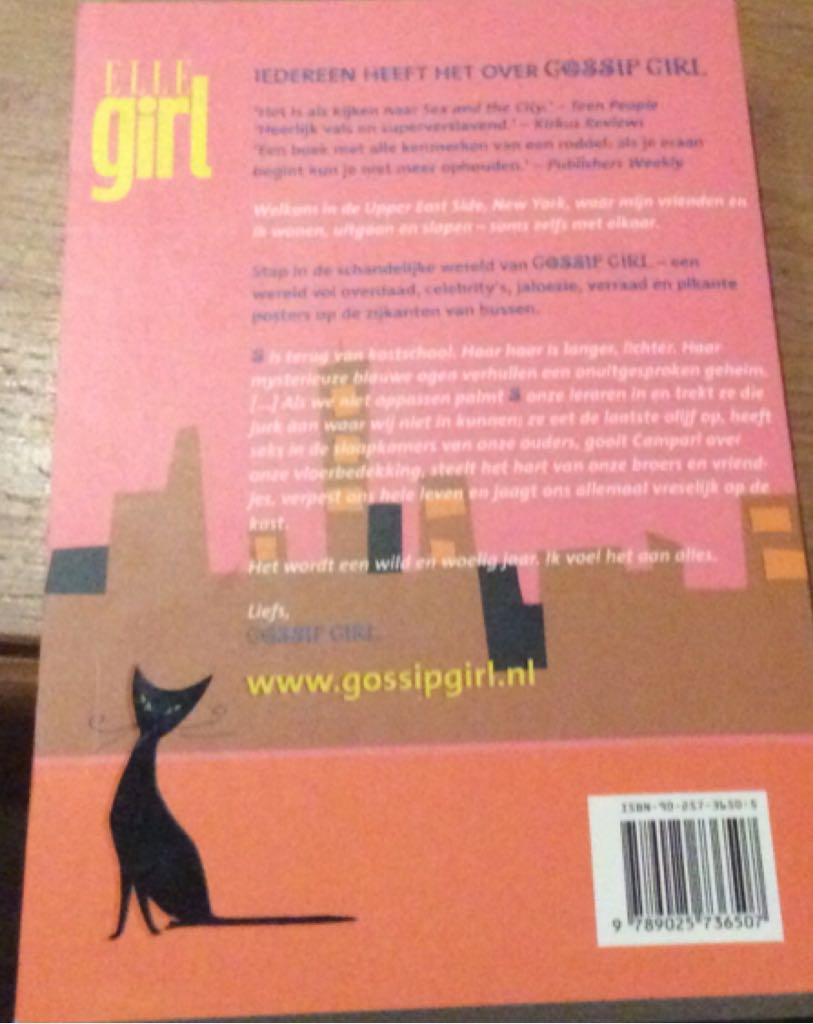 Gossip Girl  book collectible [Barcode 9789025736507] - Main Image 2