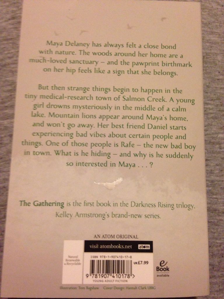 The Gathering - Kelley Armstrong (Atom Books - Paperback) book collectible [Barcode 9781907410178] - Main Image 2