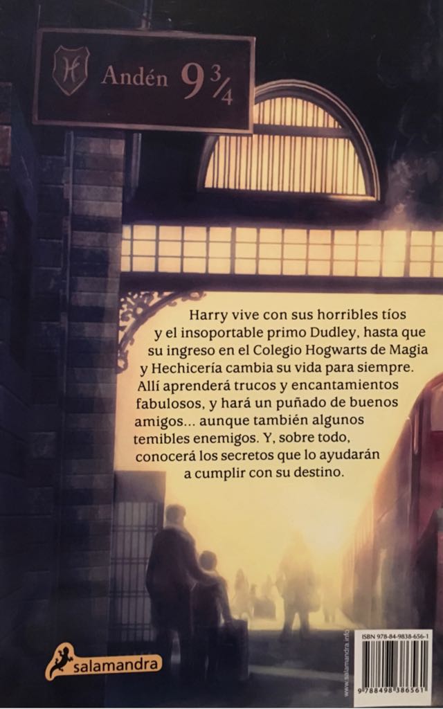 Harry Potter Y La Piedra Filosofal - J.K. Rowling (Salamandra - Paperback) book collectible [Barcode 9788498386561] - Main Image 2