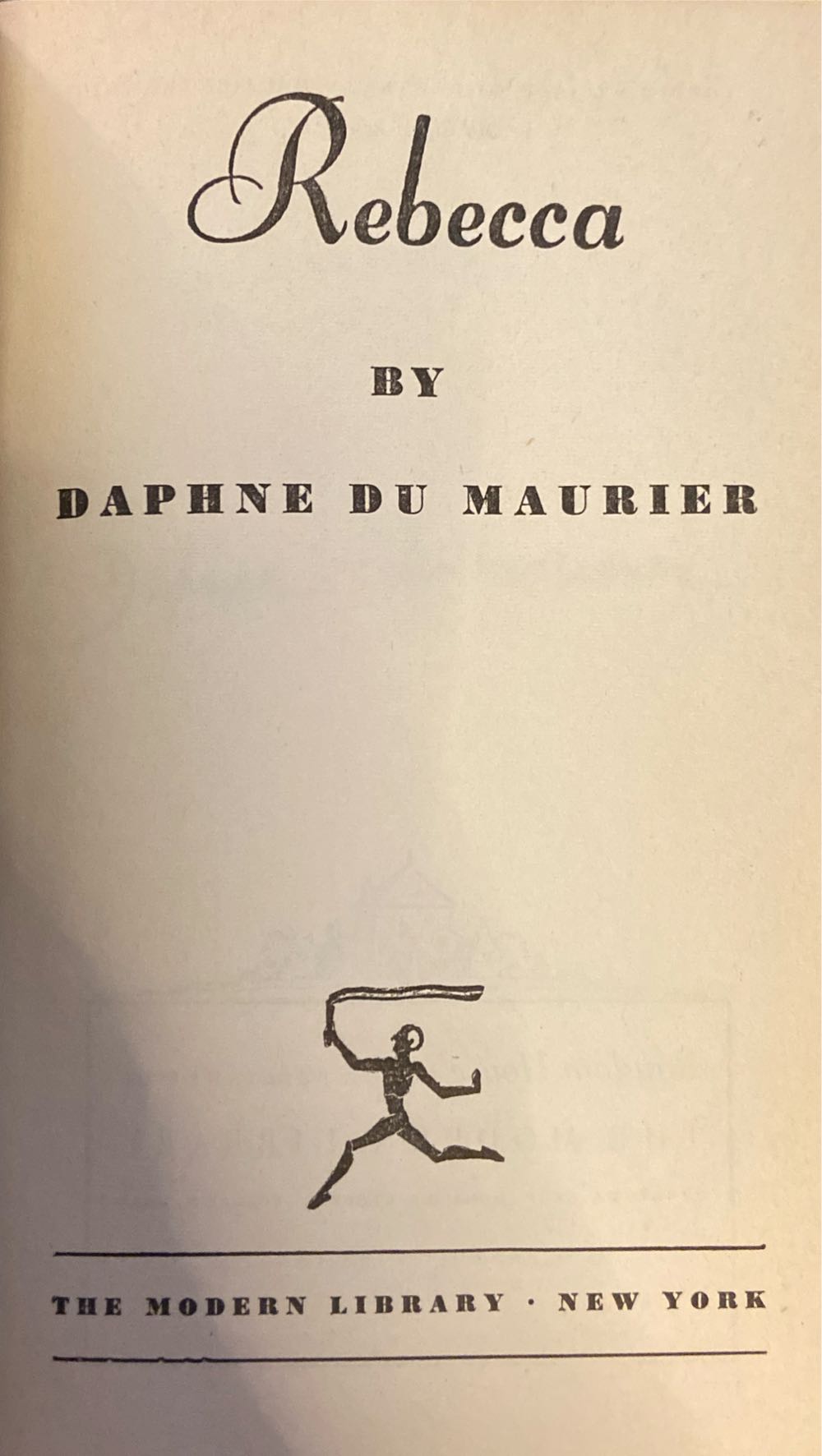 Rebecca - Du Maurier (Modern Library - Hardcover) book collectible - Main Image 3
