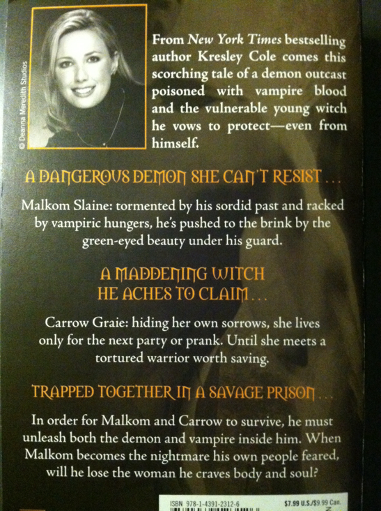 Demon from the Dark - Kresley Cole (Pocket Books - Paperback) book collectible [Barcode 9781439123126] - Main Image 2