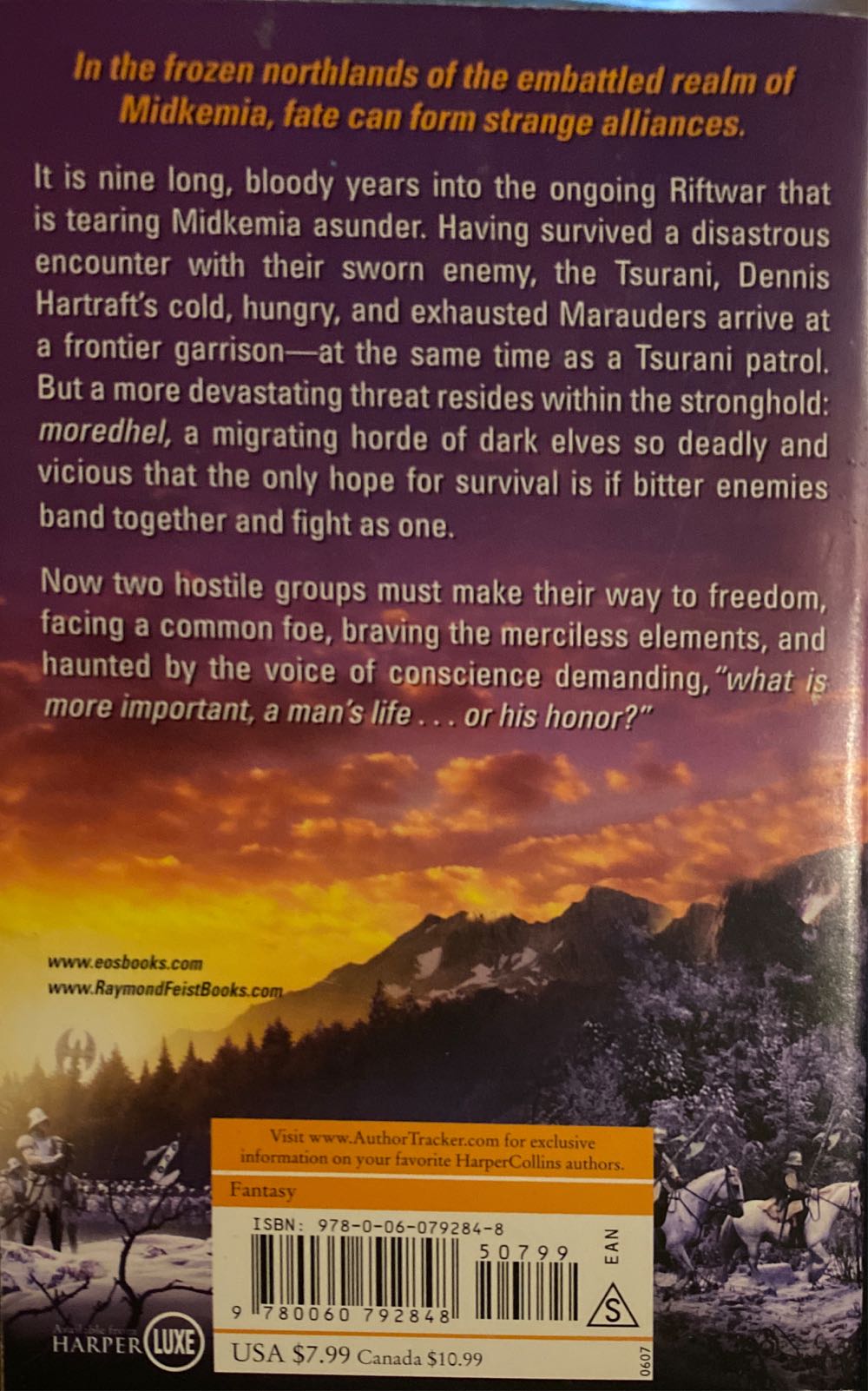 Honored Enemy - Raymond E. Feist (Eos - eBook) book collectible [Barcode 9780060792848] - Main Image 2