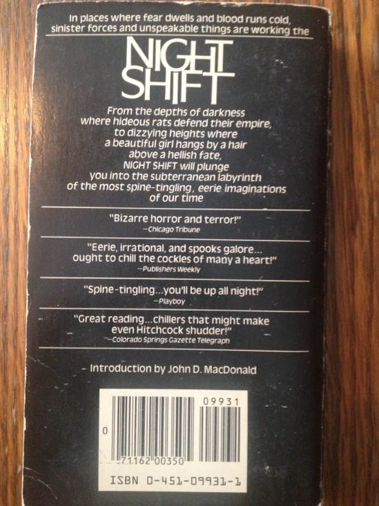 Night Shift - Stephen King (Signet Book - Paperback) book collectible [Barcode 9780451099310] - Main Image 2
