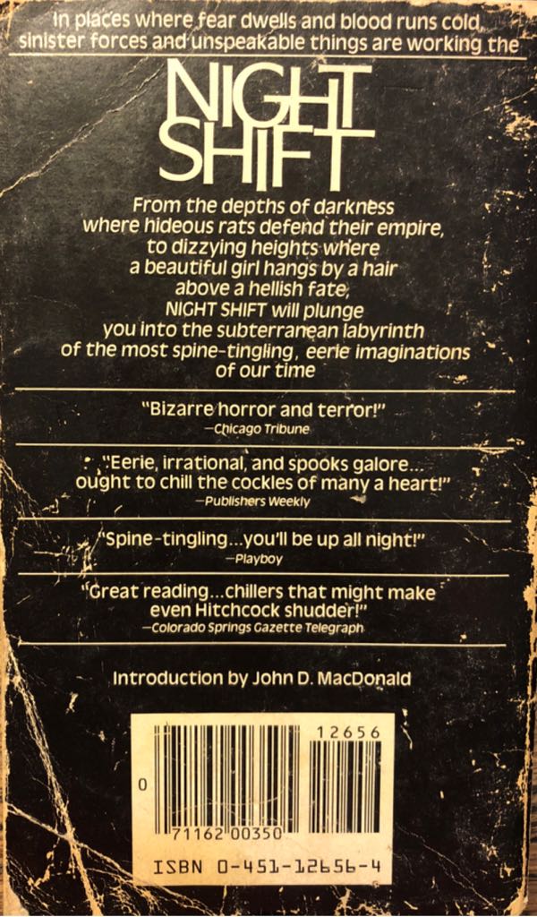 Night Shift - Stephen King (Signet - Paperback) book collectible [Barcode 9780451126566] - Main Image 2