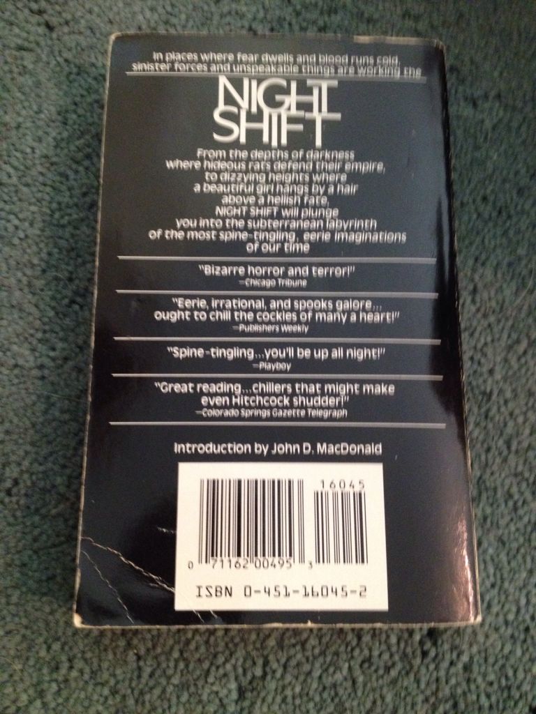 Night Shift - Stephen King (Signet - Paperback) book collectible [Barcode 9780451160454] - Main Image 2