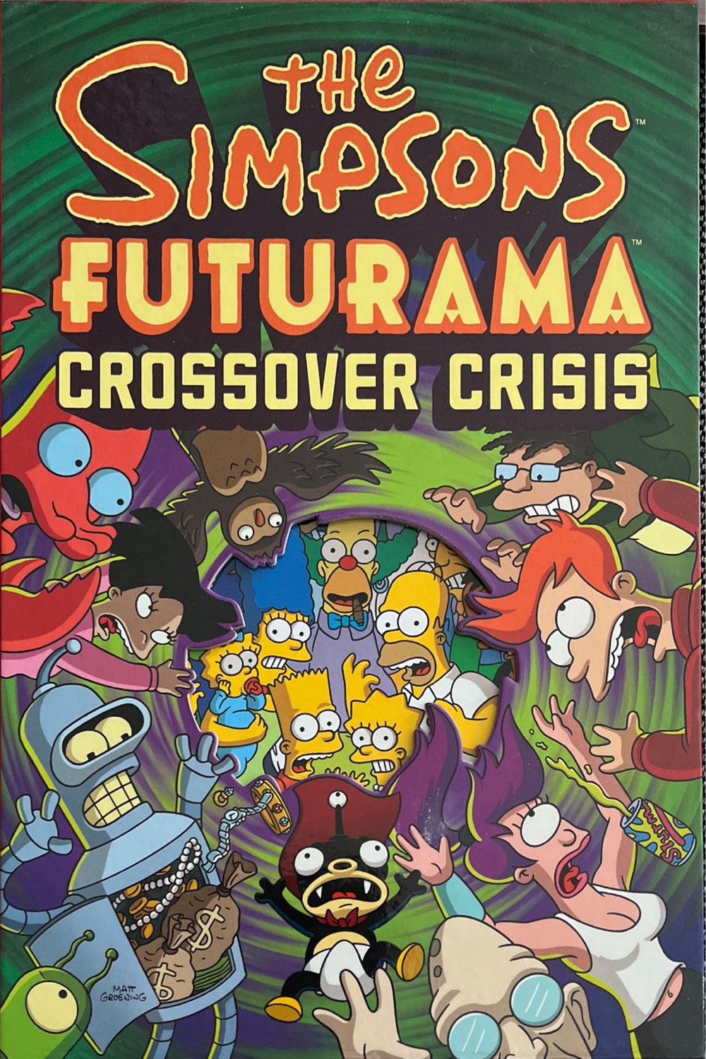 The Simpsons/Futurama Crossover Crisis - Matt Groening (Abrams ComicArts - Hardcover) book collectible [Barcode 9780810988378] - Main Image 3