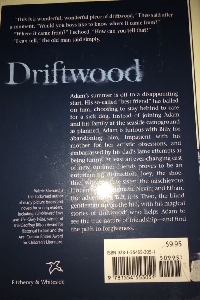 Driftwood  (Fitzhenry & Whiteside - Paperback) book collectible [Barcode 9781554553051] - Main Image 2