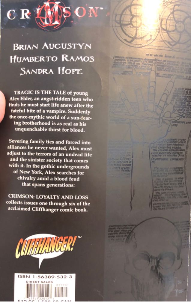 Crimson  (Cliffhanger/ DC Comics) book collectible - Main Image 2