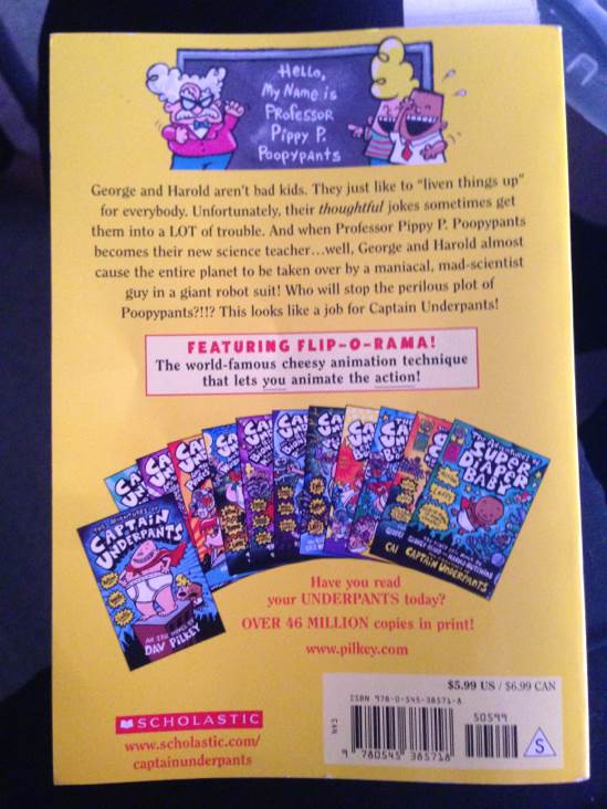 Captain Underpants And The Perilous Plot Of Professor Poopypants - Dav Pilkey (- Paperback) book collectible [Barcode 9780545385718] - Main Image 2