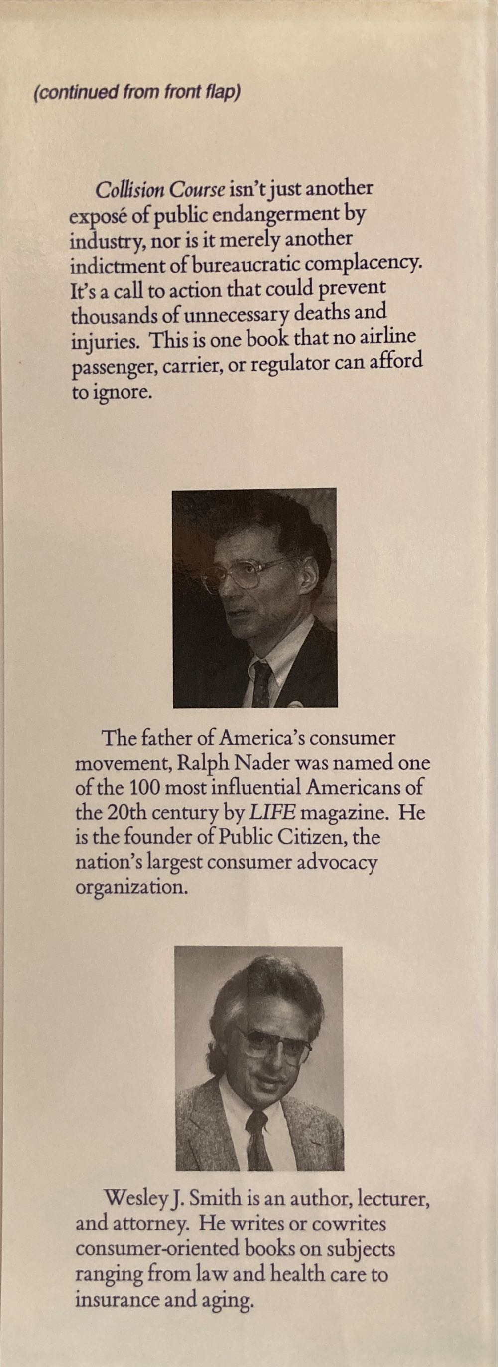 Collision course - Ralph Nader book collectible [Barcode 9780830642717] - Main Image 4