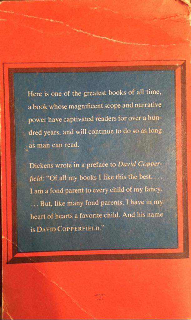 David Copperfield - Charles Dickens (A Washington Square Press Book - Paperback) book collectible [Barcode 9780870865091] - Main Image 2