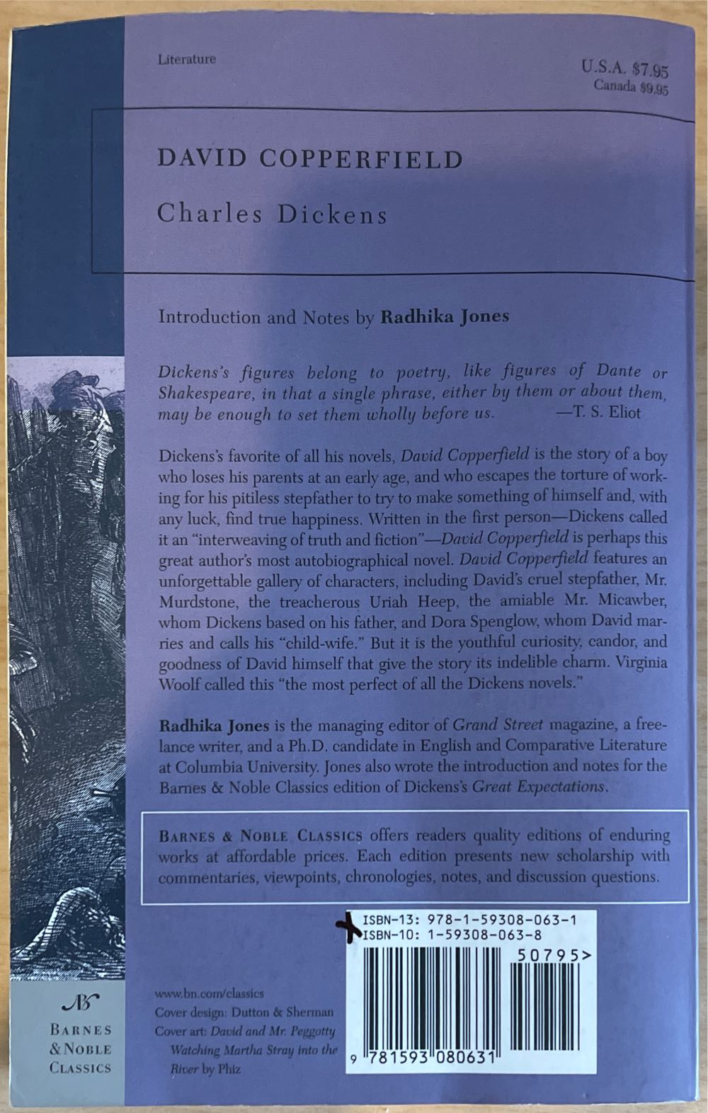 David Copperfield - Charles Dickens (Barnes & Nobel Books - Paperback) book collectible [Barcode 9781593080631] - Main Image 2
