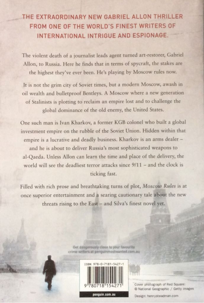 Moscow Rules - Daniel Silva (Penguin Michael Joseph - Paperback) book collectible [Barcode 9780718154271] - Main Image 2