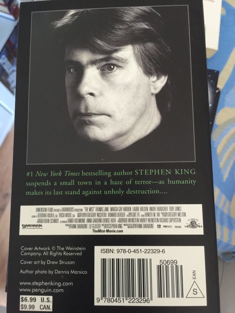 MIST - Stephen King (Penguin Books - Paperback) book collectible [Barcode 9780451223296] - Main Image 2