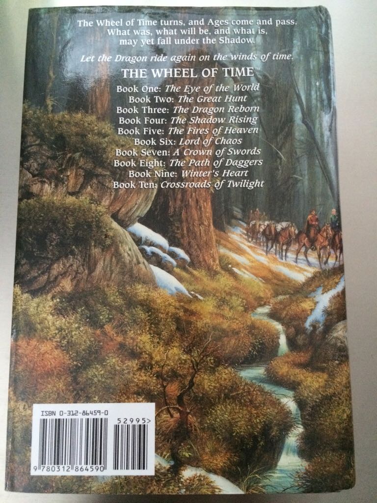 Wheel Of Time 10: Crossroads of Twilight - Robert Jordan (Tor Fantasy - Hardcover) book collectible [Barcode 9780312864590] - Main Image 2