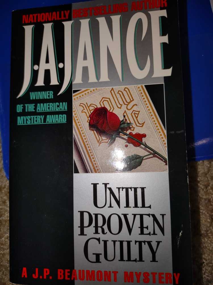 Until Proven Guilty - J.A. Jance (Avon - Paperback) book collectible [Barcode 9780380896387] - Main Image 2