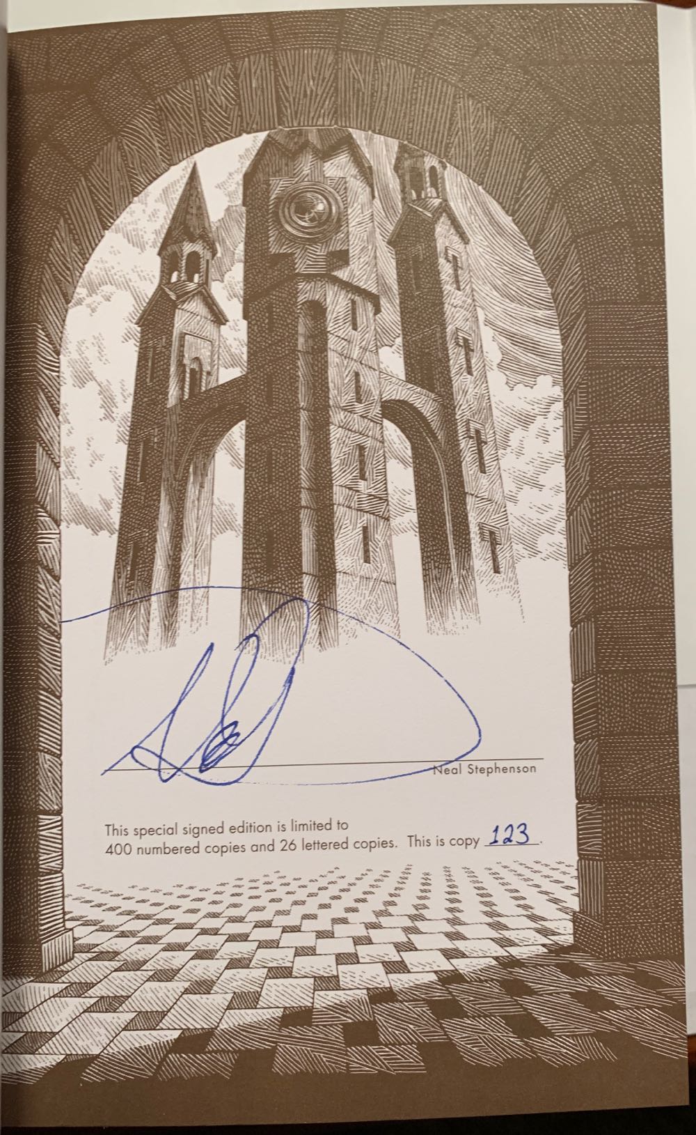 Anathem - Neal Stephenson (William Morrow - Trade Paperback) book collectible [Barcode 9780061474095] - Main Image 3