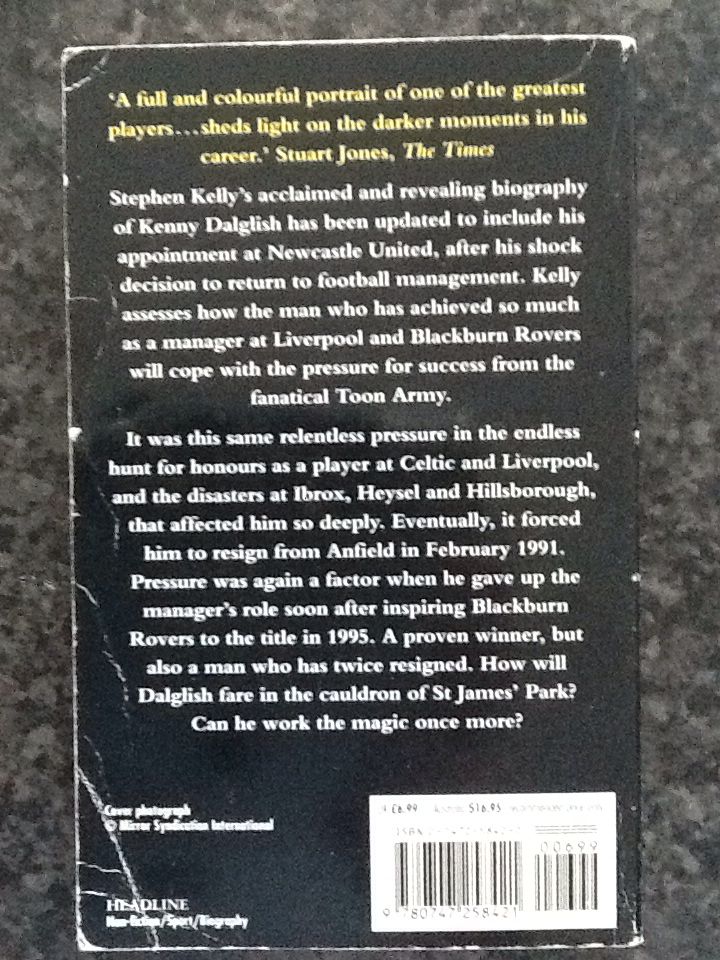 Dalglish  (Headline Book Pub Limited) book collectible [Barcode 9780747258421] - Main Image 2