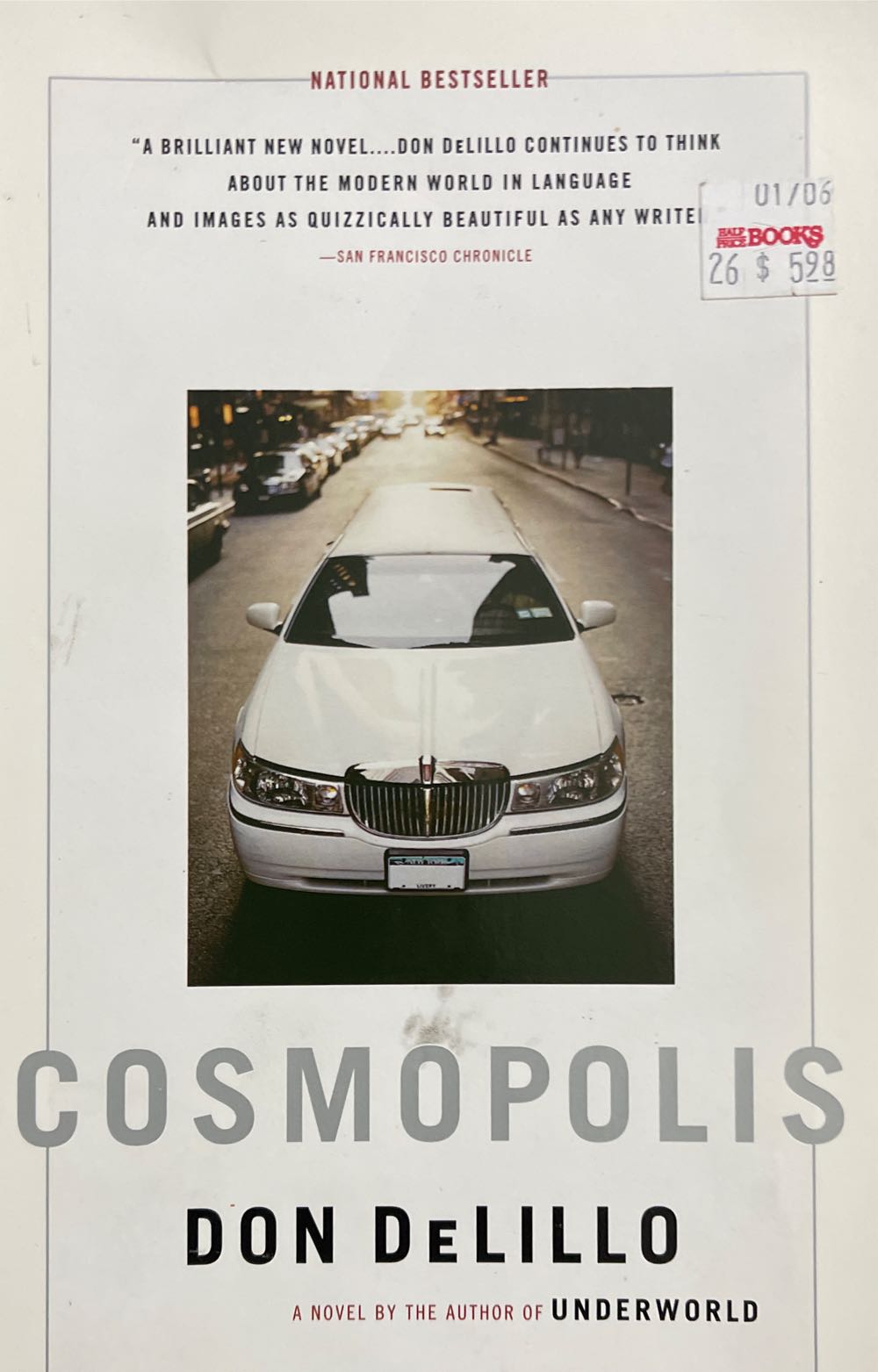 Cosmopolis - Don DeLillo (Simon and Schuster) book collectible [Barcode 9780743244251] - Main Image 2
