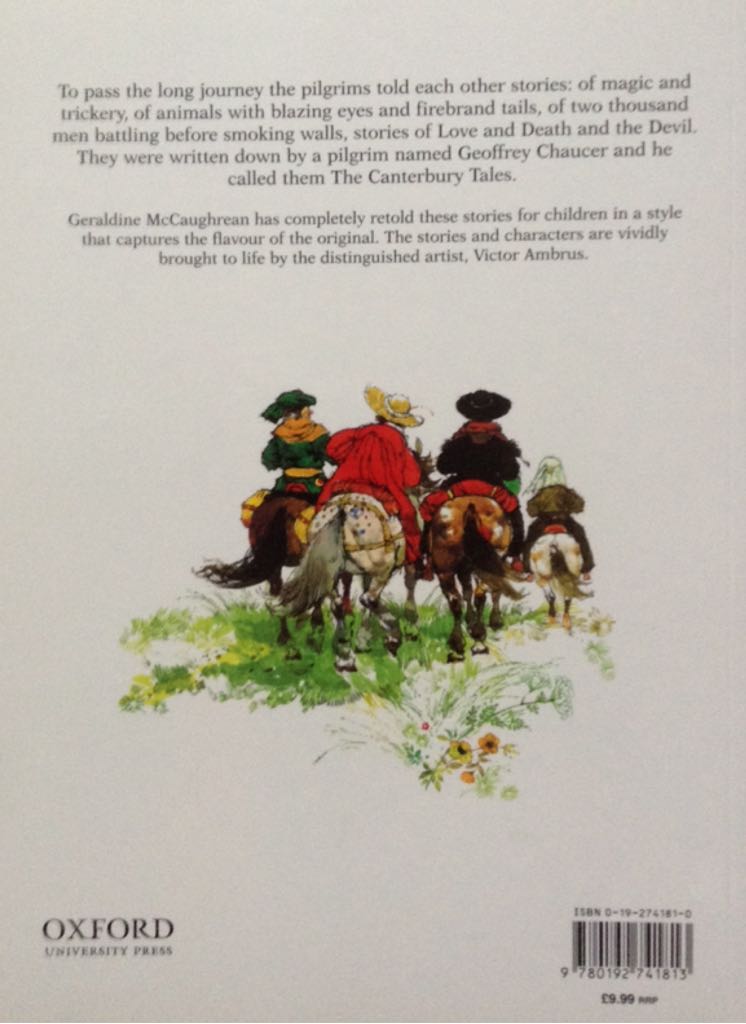 The Canterbury Tales - Geoffrey Chaucer (Oxford University Press - Paperback) book collectible [Barcode 9780192741813] - Main Image 2