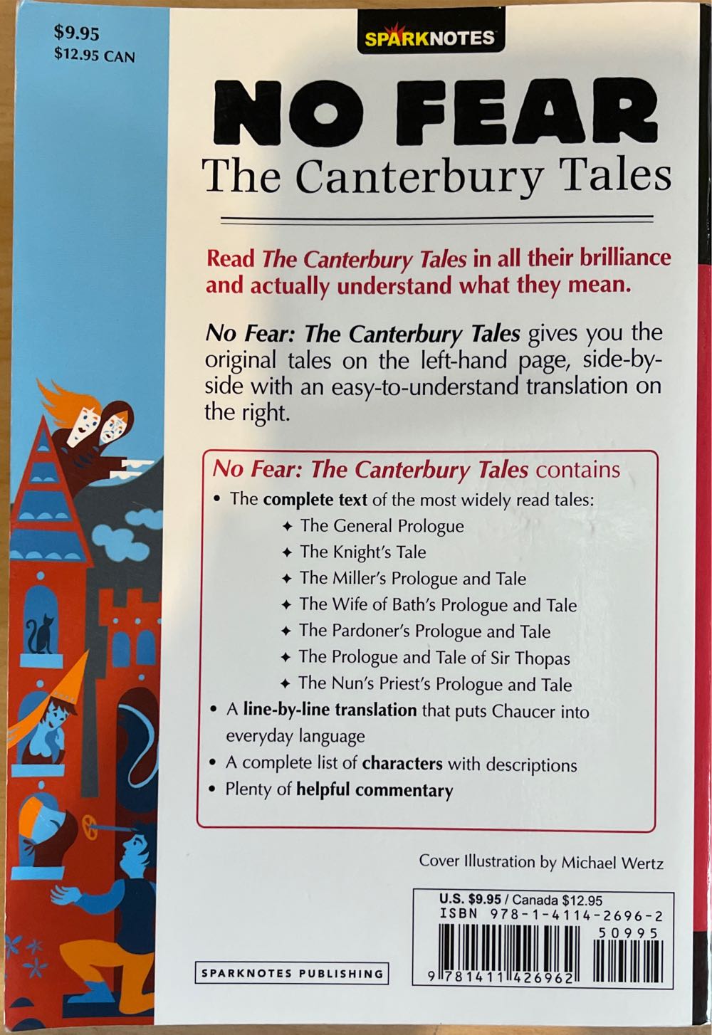 The Canterbury Tales - Geoffrey Chaucer (Spark Notes - Paperback) book collectible [Barcode 9781411426962] - Main Image 2