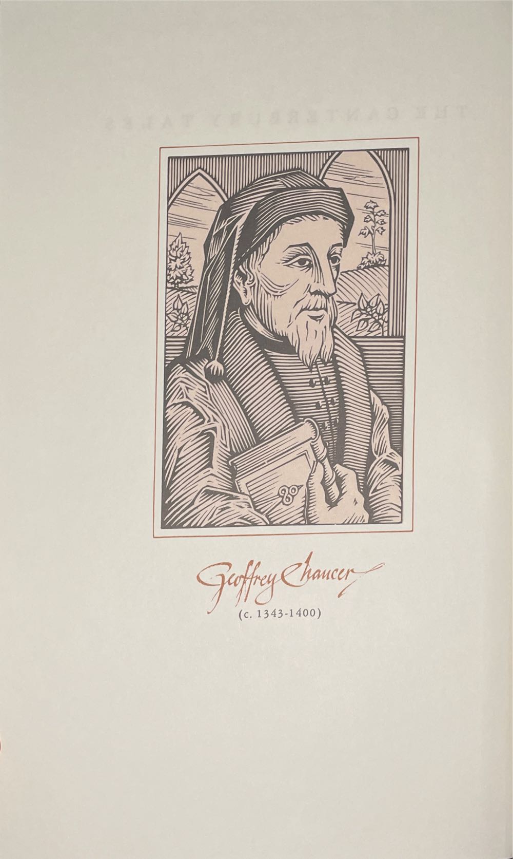 Canterbury Tales, The - Geoffrey Chaucer (Easton Press - Calf-Binding) book collectible - Main Image 2